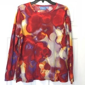 Simply Vera Multi-Color Print Top
